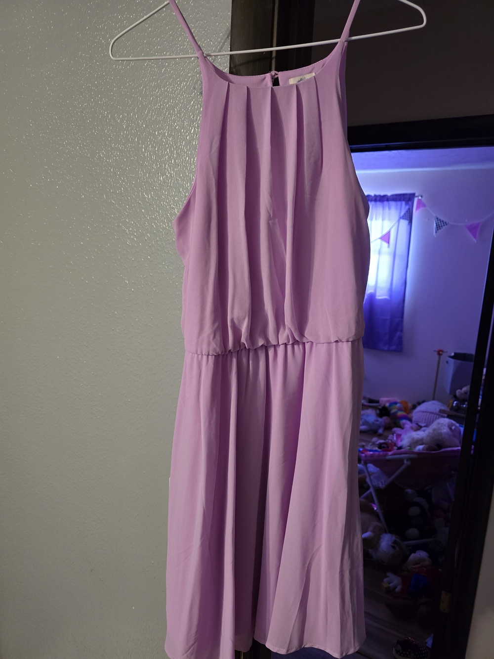 Blue Rain Lavender Midi Dress